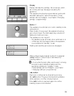 Preview for 11 page of Bosch AUTOMATIC COFFEE CENTRE TCA 6301 UC Use And Care Manual