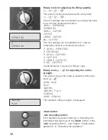 Preview for 12 page of Bosch AUTOMATIC COFFEE CENTRE TCA 6301 UC Use And Care Manual