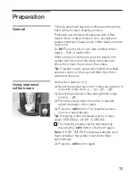 Preview for 13 page of Bosch AUTOMATIC COFFEE CENTRE TCA 6301 UC Use And Care Manual