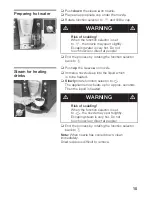 Preview for 15 page of Bosch AUTOMATIC COFFEE CENTRE TCA 6301 UC Use And Care Manual