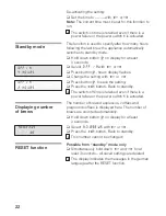 Preview for 22 page of Bosch AUTOMATIC COFFEE CENTRE TCA 6301 UC Use And Care Manual