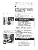 Preview for 46 page of Bosch AUTOMATIC COFFEE CENTRE TCA 6301 UC Use And Care Manual