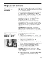 Preview for 79 page of Bosch AUTOMATIC COFFEE CENTRE TCA 6301 UC Use And Care Manual