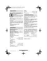 Preview for 11 page of Bosch AXT Rapid 180 Operating Instructions Manual