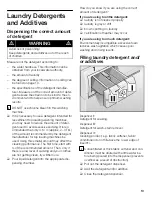 Preview for 13 page of Bosch Axxis WFL 2090 Operation & Care Instructions Manual