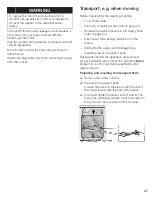 Предварительный просмотр 47 страницы Bosch Axxis WFR2460UC Operating & Installation Instructions Manual