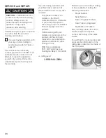 Preview for 24 page of Bosch Axxis WTA 4410 CN Use & Care Manual