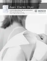 Preview for 1 page of Bosch AXXIS Use And Care Manual