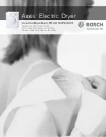 Предварительный просмотр 1 страницы Bosch AXXIS Use And Care Manual