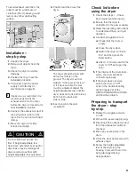 Preview for 11 page of Bosch AXXIS Use And Care Manual