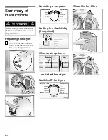 Предварительный просмотр 14 страницы Bosch AXXIS Use And Care Manual