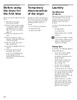 Preview for 16 page of Bosch AXXIS Use And Care Manual