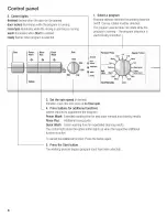 Предварительный просмотр 8 страницы Bosch AXXUS WFL 2050 Operating & Installation Instructions Manual