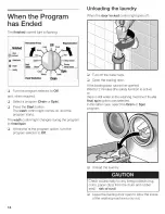 Preview for 18 page of Bosch AXXUS WFL 2050 Operating & Installation Instructions Manual