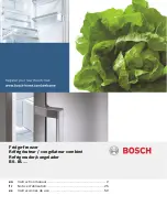 Preview for 1 page of Bosch B0**IB***** Instruction Manual