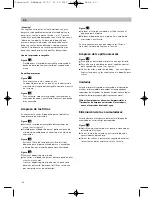 Preview for 42 page of Bosch B003YCOK70 Instructions For Use Manual