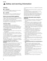 Preview for 4 page of Bosch B1.. CB SERIES Operating Instructions Manual