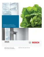 Preview for 1 page of Bosch B18IF800SP Installation Instructions Manual