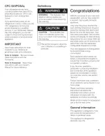 Preview for 4 page of Bosch B18IW Series Use & Care Manual