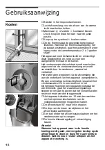 Предварительный просмотр 48 страницы Bosch b1rkm09100 Instructions For Use Manual