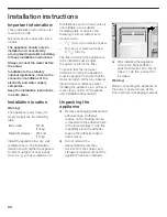 Preview for 20 page of Bosch B20CS Series User Manual