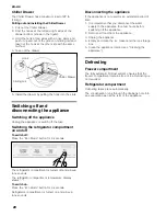 Предварительный просмотр 20 страницы Bosch B21CL81SNS Operating And Installation Instructions