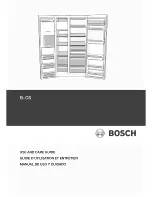 Bosch B22CS80SNS-01 Use & Care Manual предпросмотр