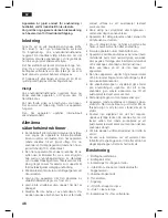 Preview for 46 page of Bosch B25L TDS25PRO1 Operating Instructions Manual