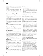 Preview for 48 page of Bosch B25L TDS25PRO1 Operating Instructions Manual