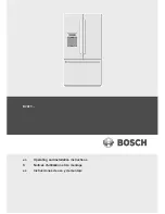 Bosch B26FT70SNS Operating And Installation Instructions preview