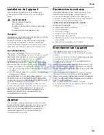 Предварительный просмотр 53 страницы Bosch B30BB series Operating Instructions Manual