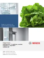 Предварительный просмотр 1 страницы Bosch B30IB900SP Installation Instructions Manual