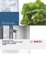 Bosch B36CD Installation And Using Instructions предпросмотр