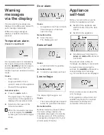 Предварительный просмотр 20 страницы Bosch B36ET71SNS - 36" Built in Bottom-Free Use & Care Manual