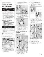 Предварительный просмотр 55 страницы Bosch B36ET71SNS - 36" Built in Bottom-Free Use & Care Manual