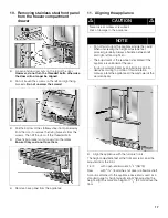 Preview for 17 page of Bosch B36IT71SNS - 20 cu. Ft. Refrigerator Installation Instructions Manual