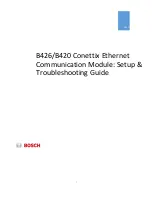 Bosch B420 Setup & Troubleshooting preview