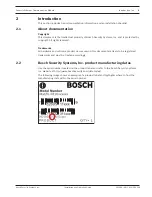 Preview for 5 page of Bosch B426 Installation And Operation Manual