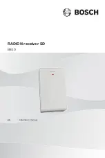 Bosch B810-CHI Installation Manual preview