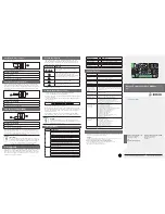 Preview for 2 page of Bosch B901 Installation Manual