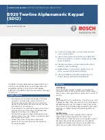 Bosch B920 Quick Start Manual preview