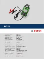 Предварительный просмотр 1 страницы Bosch BAT 115 Original Instructions Manual