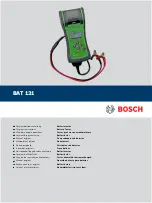 Предварительный просмотр 1 страницы Bosch BAT 131 Original Instructions Manual