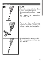 Preview for 21 page of Bosch BBH7 Series Instruction Manual