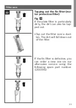 Preview for 33 page of Bosch BBH7 Series Instruction Manual