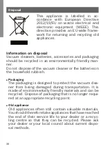 Preview for 38 page of Bosch BBH7 Series Instruction Manual