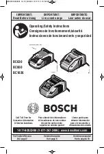 Bosch BC1836 Operating/Safety Instructions Manual preview