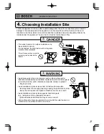 Preview for 5 page of Bosch BC2600RA Installation Manual