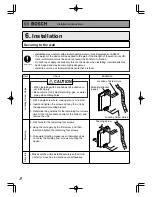 Preview for 8 page of Bosch BC2600RA Installation Manual