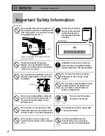 Предварительный просмотр 4 страницы Bosch BC2600RA Owner'S Manual